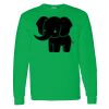 Heavy Cotton 100% Cotton Long Sleeve T Shirt Thumbnail
