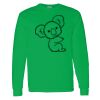 Heavy Cotton 100% Cotton Long Sleeve T Shirt Thumbnail