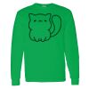 Heavy Cotton 100% Cotton Long Sleeve T Shirt Thumbnail