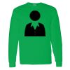 Heavy Cotton 100% Cotton Long Sleeve T Shirt Thumbnail
