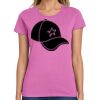 Ladies Heavy Cotton 100% Cotton T Shirt Thumbnail