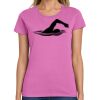 Ladies Heavy Cotton 100% Cotton T Shirt Thumbnail