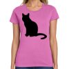 Ladies Heavy Cotton 100% Cotton T Shirt Thumbnail