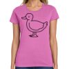 Ladies Heavy Cotton 100% Cotton T Shirt Thumbnail
