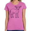 Ladies Heavy Cotton 100% Cotton T Shirt Thumbnail