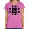 Ladies Heavy Cotton 100% Cotton T Shirt Thumbnail