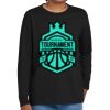 Youth Heavy Cotton 100% Cotton Long Sleeve T Shirt Thumbnail
