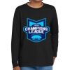 Youth Heavy Cotton 100% Cotton Long Sleeve T Shirt Thumbnail