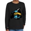 Youth Heavy Cotton 100% Cotton Long Sleeve T Shirt Thumbnail