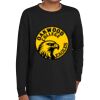 Youth Heavy Cotton 100% Cotton Long Sleeve T Shirt Thumbnail