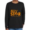 Youth Heavy Cotton 100% Cotton Long Sleeve T Shirt Thumbnail