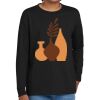 Youth Heavy Cotton 100% Cotton Long Sleeve T Shirt Thumbnail