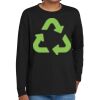 Youth Heavy Cotton 100% Cotton Long Sleeve T Shirt Thumbnail