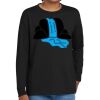 Youth Heavy Cotton 100% Cotton Long Sleeve T Shirt Thumbnail